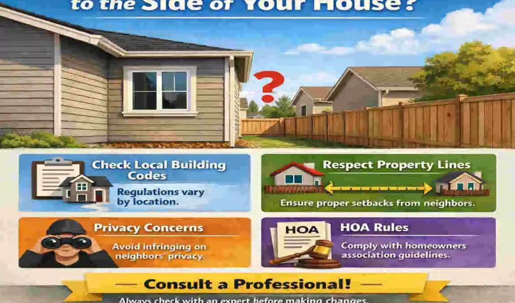 Can you put windows on the side of a house?