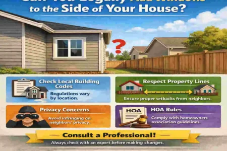 Can you put windows on the side of a house?