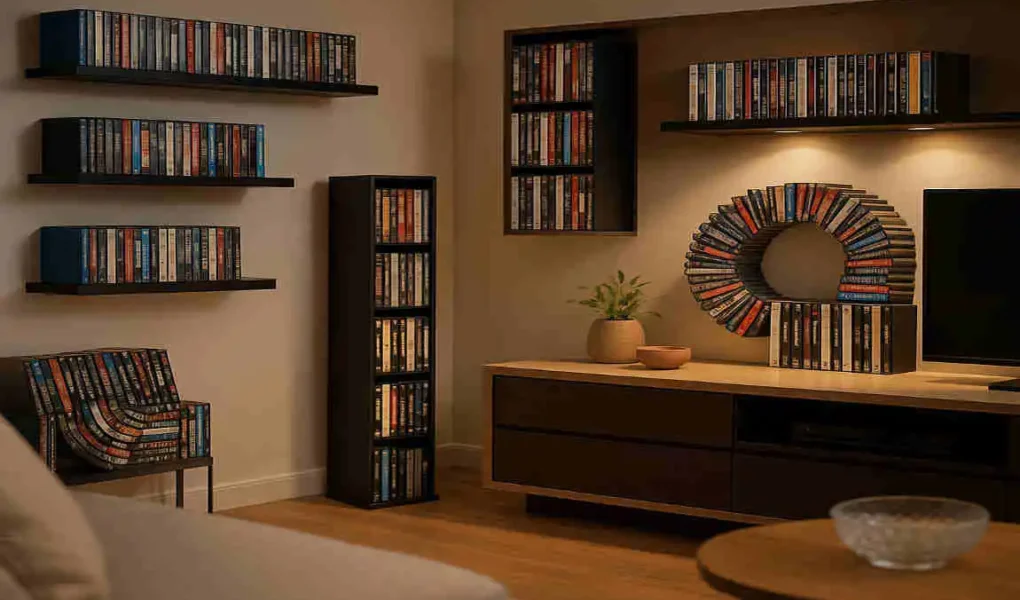 Creative DVD Display Ideas for Stylish Home Decoration