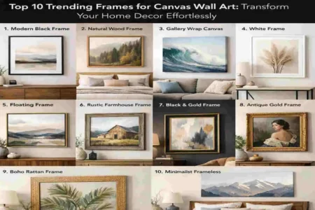 can you get frames for canvas on home walls
