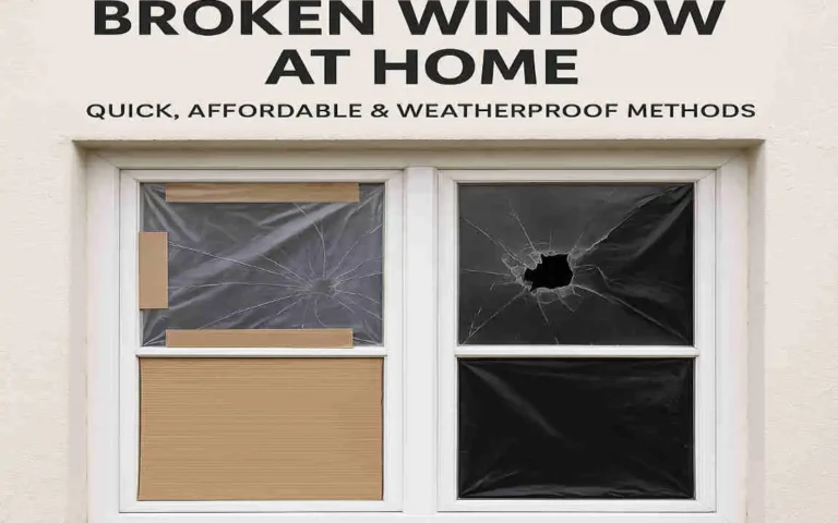 Effective DIY Solutions to Cover a Broken Window at Home: Quick, Affordable & Weatherproof Methods