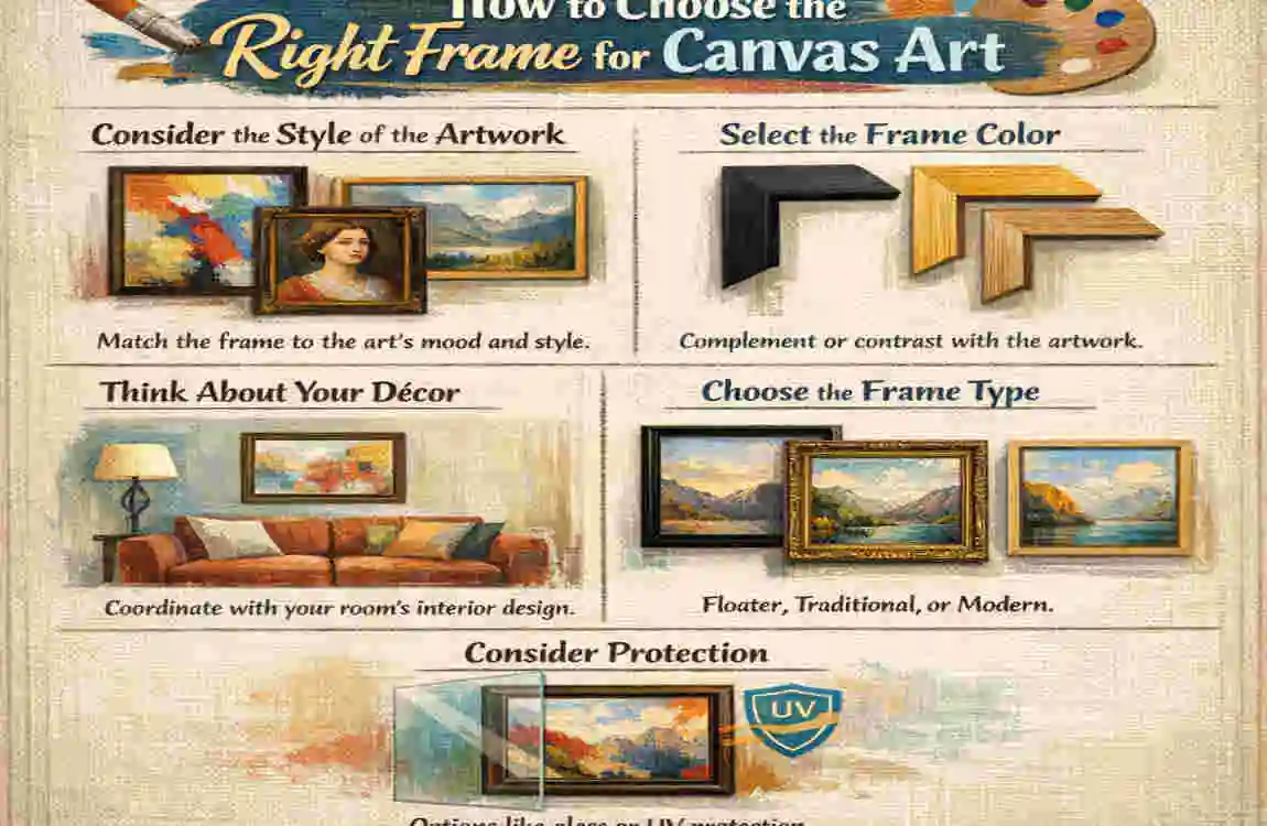 can you get frames for canvas on home walls