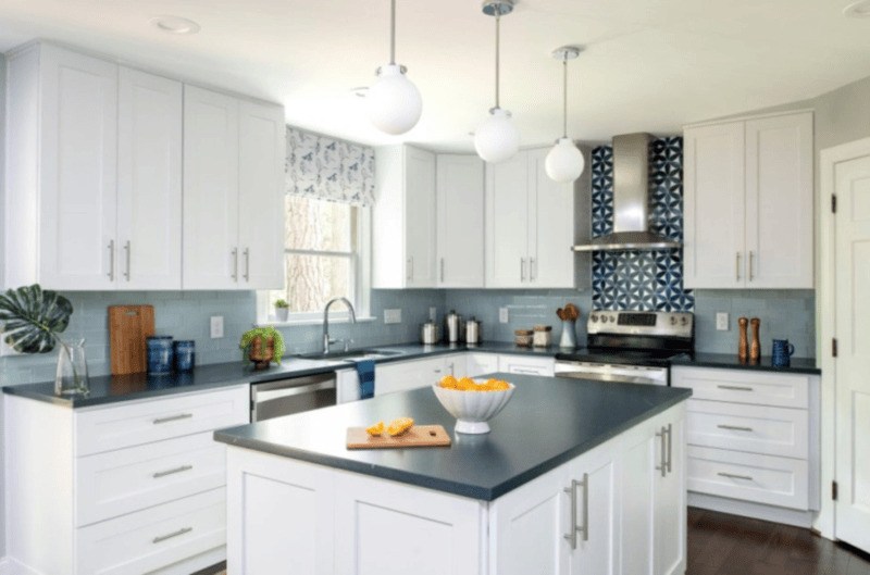 Maintenance Tips for White Cabinets and Black Countertops