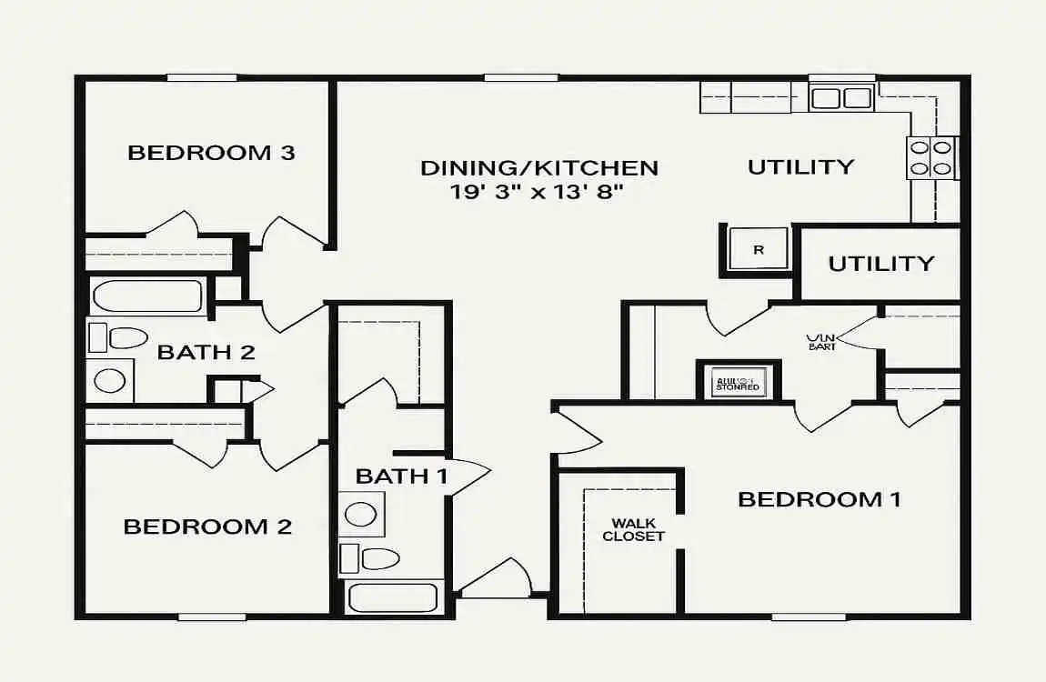 Explore the Spacious and Stylish Clayton Homes Hewitt Floor Plan: A Perfect 4-Bed, 3-Bath Layout for Modern Living