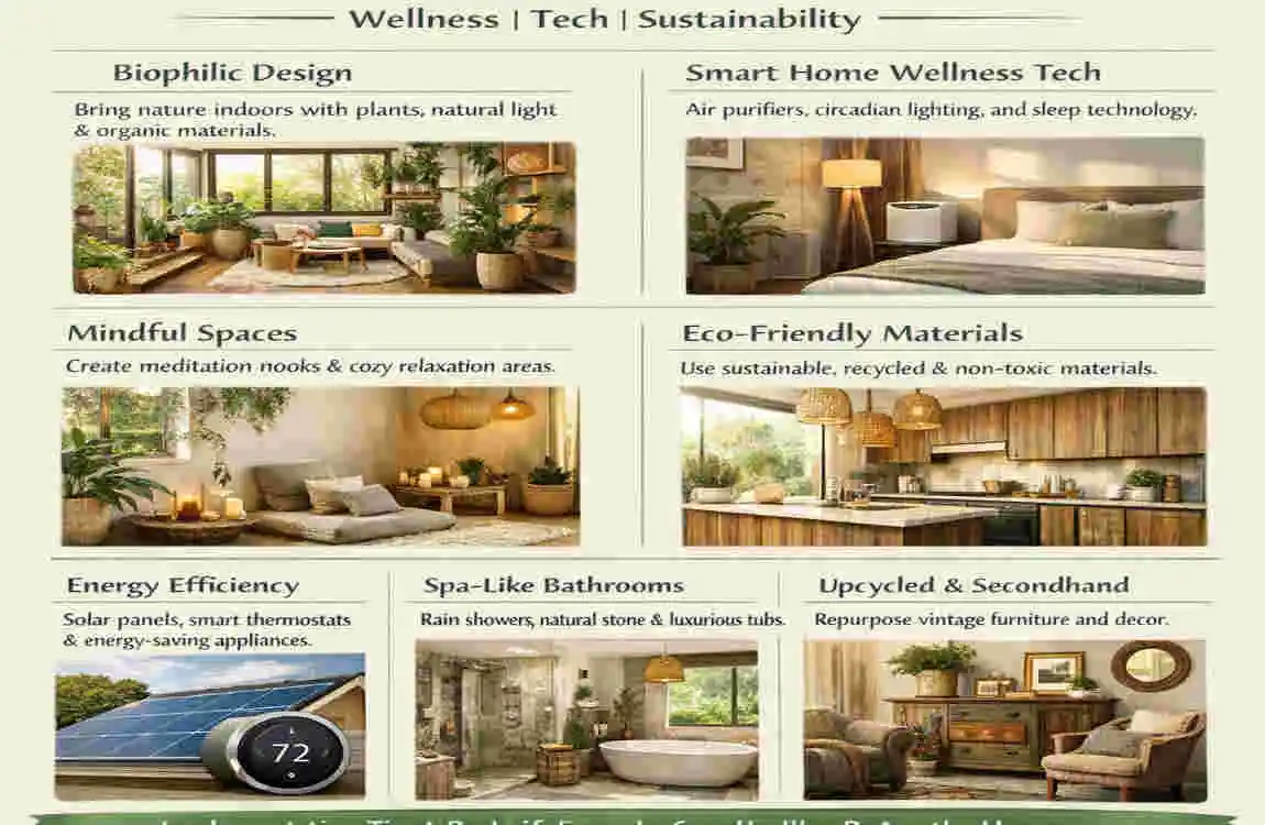 It's More Than Just Home Decoration: Elevate Your Space with Wellness, Tech & Sustainable Trends
