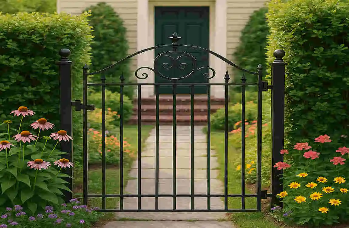 Elevate Your Home with a Beautiful Garden Gate: Trends in Minimalist, Rustic & Smart Designs