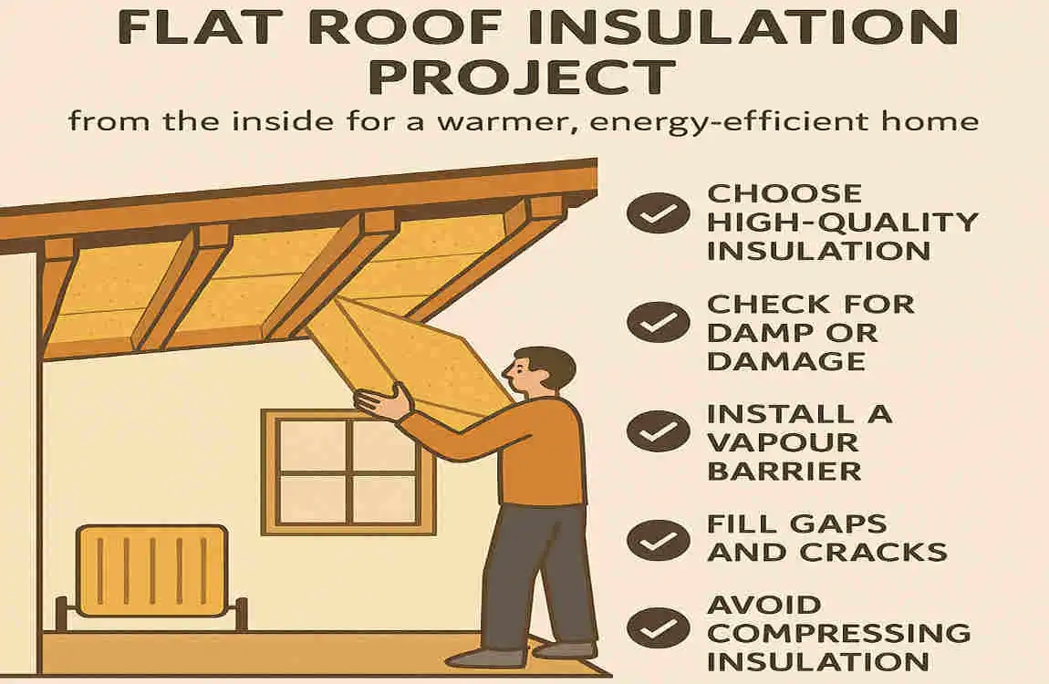 Expert Guide: How to Insulate Your Flat Roof from the Inside for a Warmer, Energy-Efficient Home