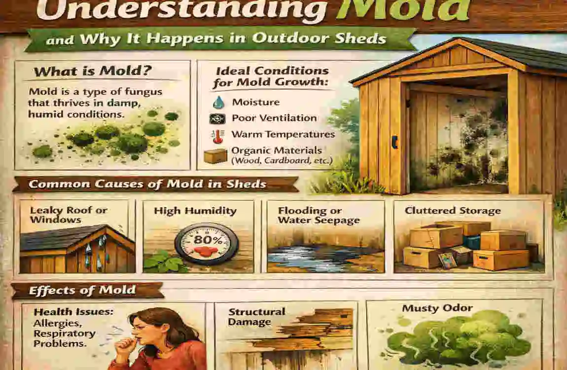 how to prevent mold in outdoor shed