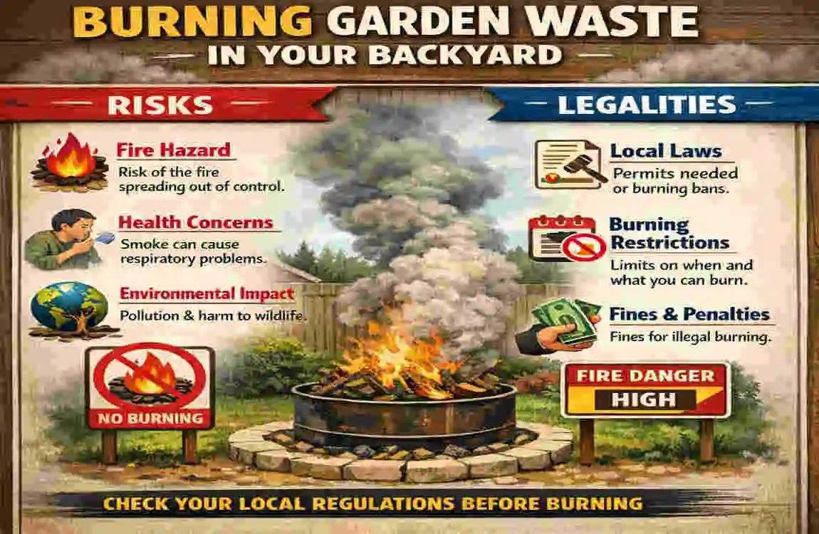 can you burn garden waste in your house garden