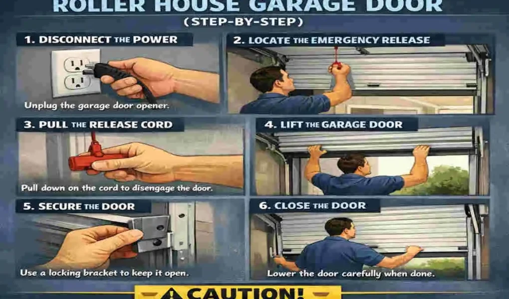 How to Manually Open Your Roller House Garage Door (Step-by-Step)