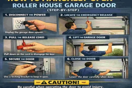 How to Manually Open Your Roller House Garage Door (Step-by-Step)