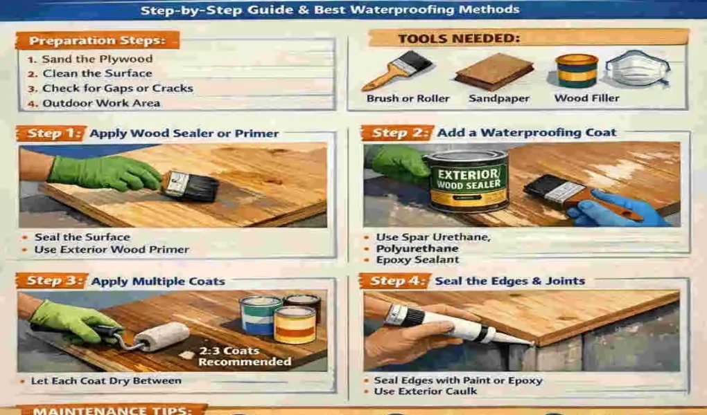 how to seal plywood for exterior use