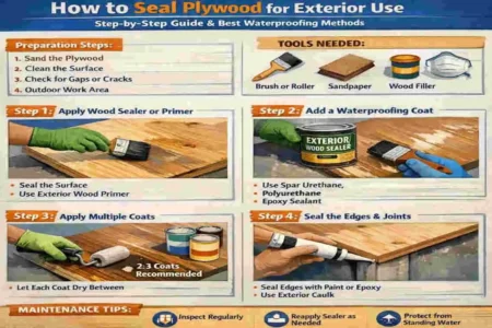 how to seal plywood for exterior use