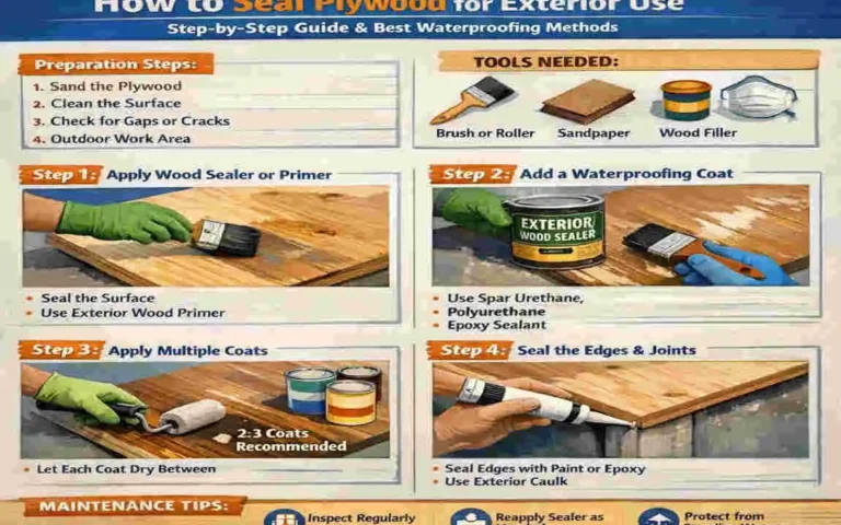 how to seal plywood for exterior use