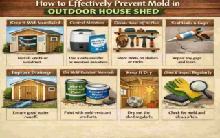 how to prevent mold in outdoor shed