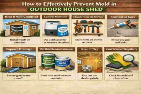 how to prevent mold in outdoor shed