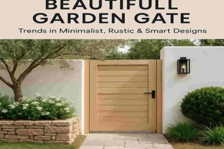 Elevate Your Home with a Beautiful Garden Gate: Trends in Minimalist, Rustic & Smart Designs