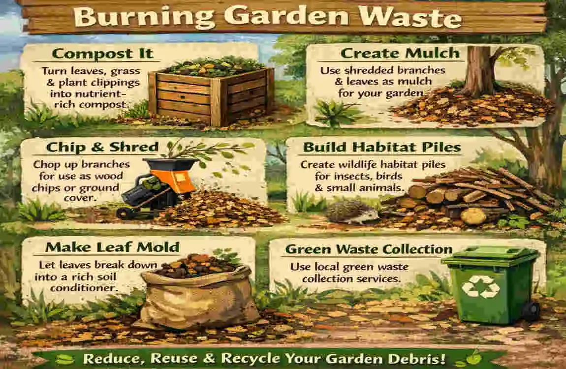 can you burn garden waste in your house garden