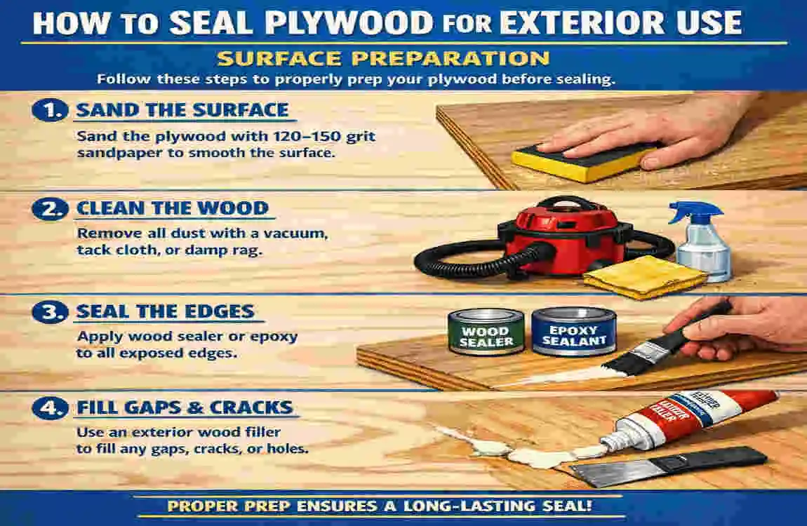 how to seal plywood for exterior use