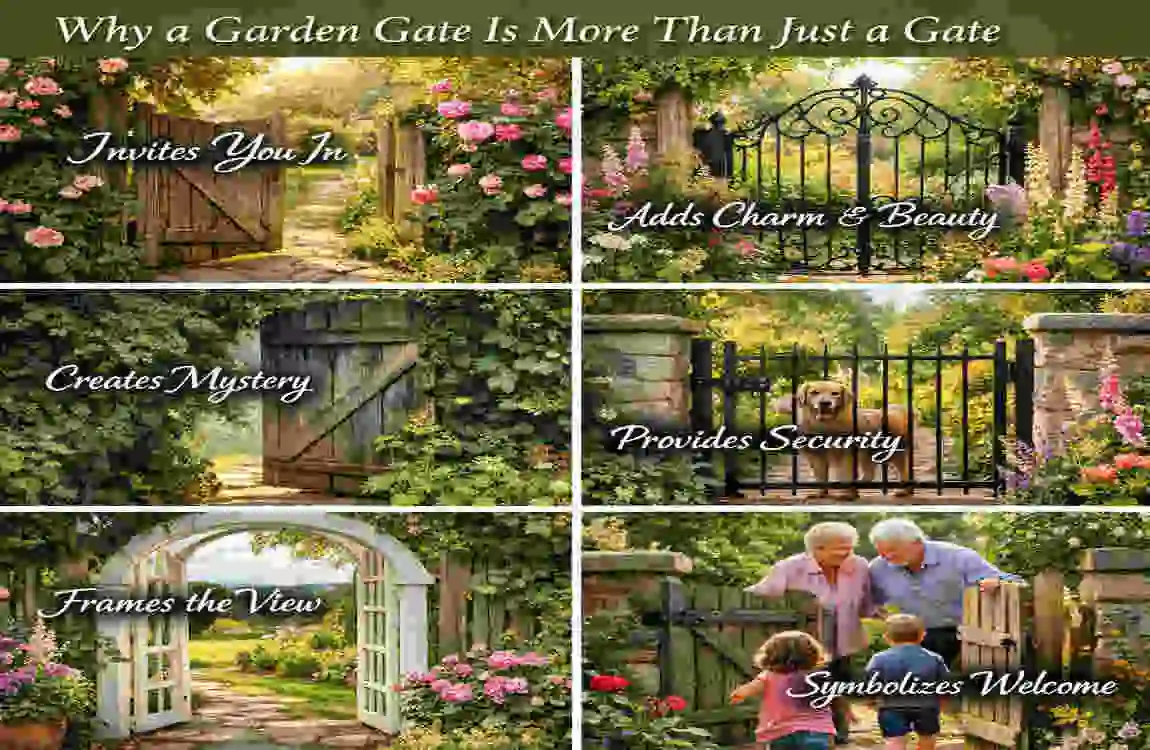 elevate your home with a beautiful garden gate