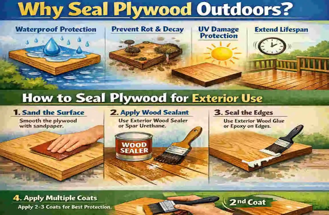 how to seal plywood for exterior use