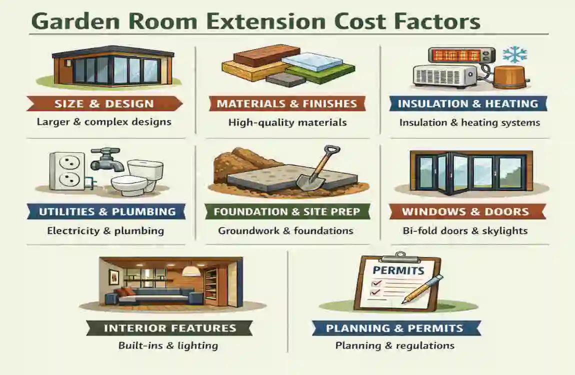 how much does a house garden room extension cost