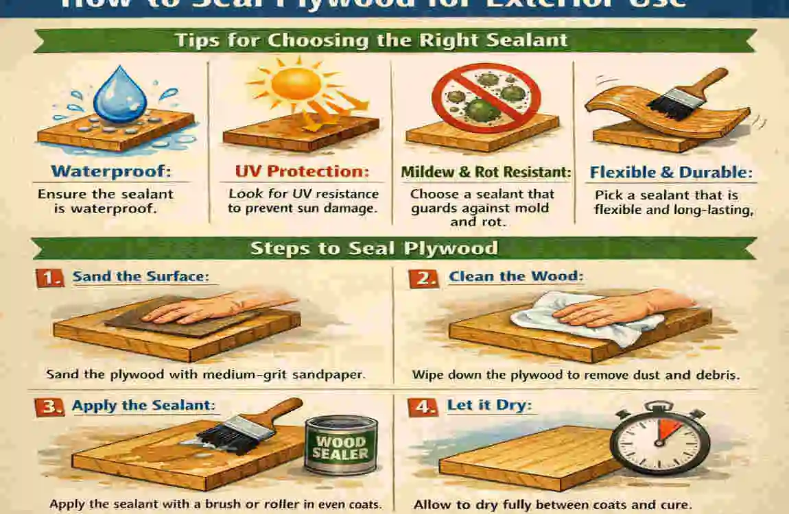 how to seal plywood for exterior use