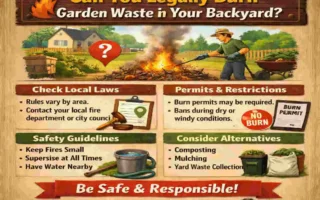 can you burn garden waste in your house garden