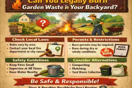 can you burn garden waste in your house garden