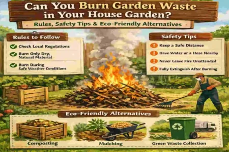 can you burn garden waste in your house garden