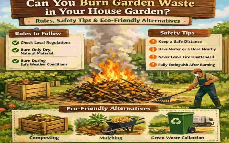 can you burn garden waste in your house garden