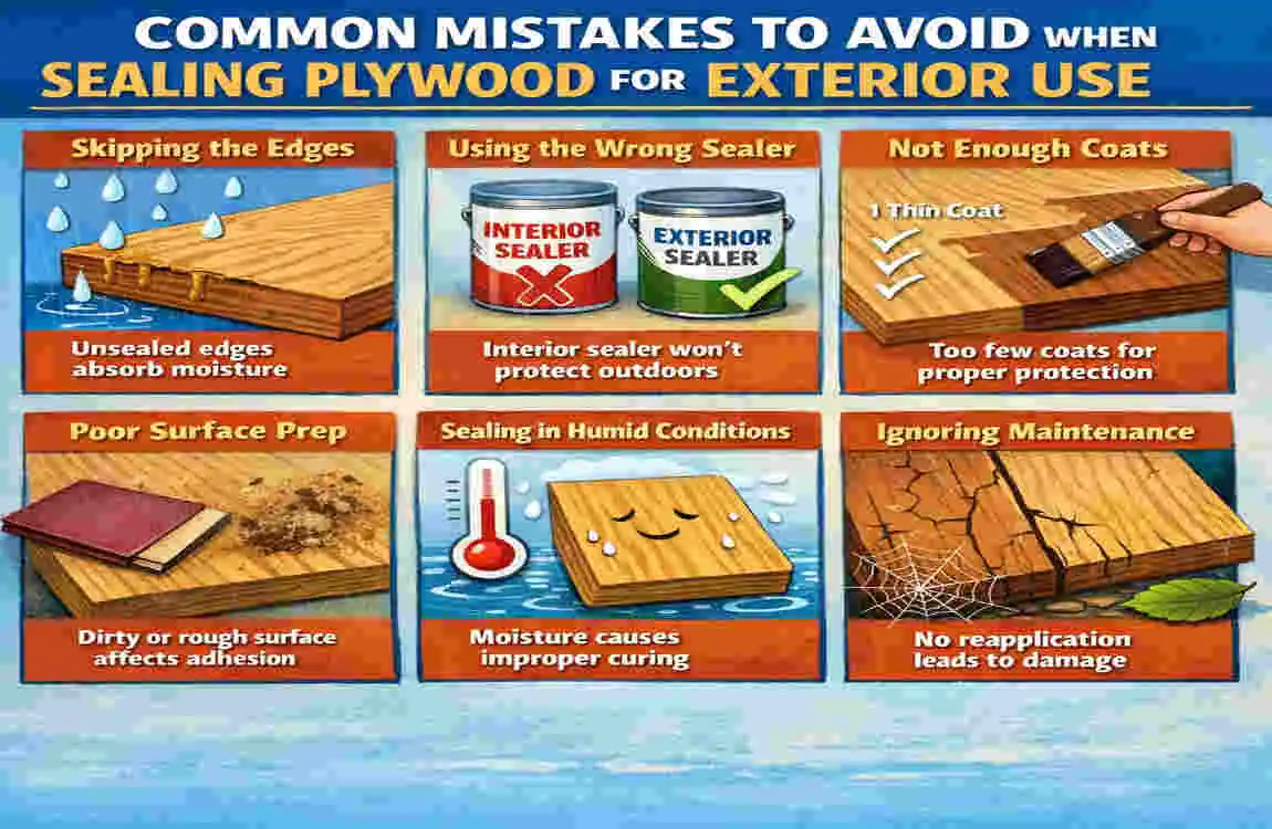 how to seal plywood for exterior use
