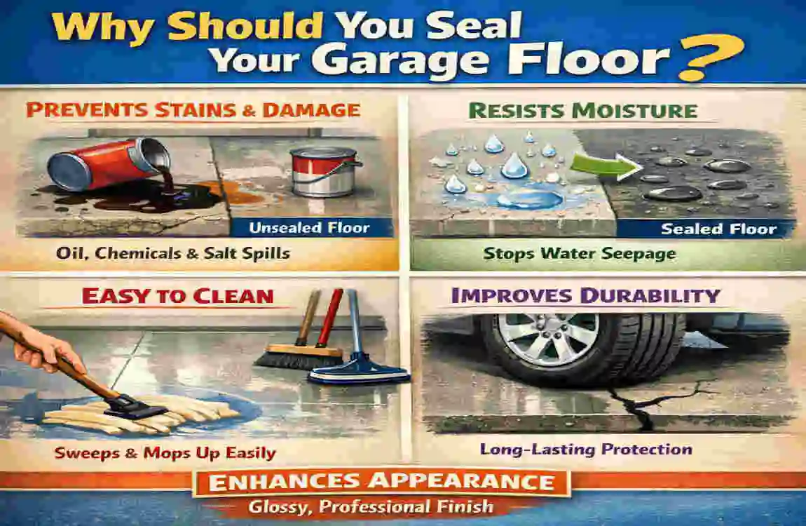 how to seal a home garage floor