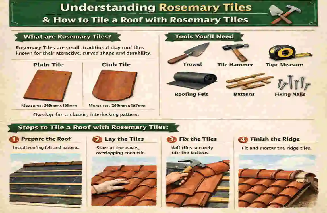 how to tile a roof with rosemary tiles