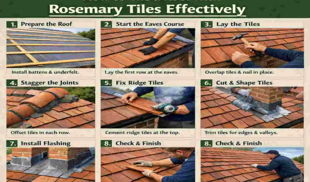 how to tile a roof with rosemary tiles