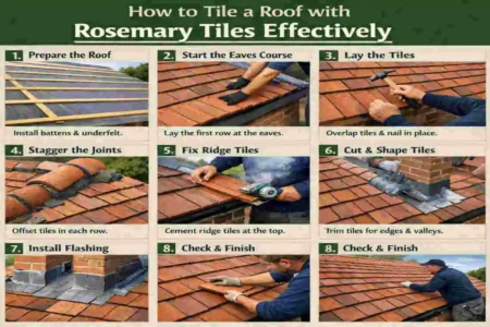 how to tile a roof with rosemary tiles