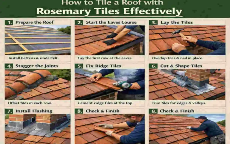 how to tile a roof with rosemary tiles