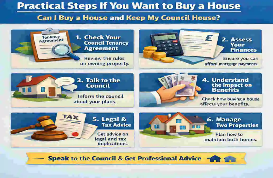 can i buy a house and keep my council house