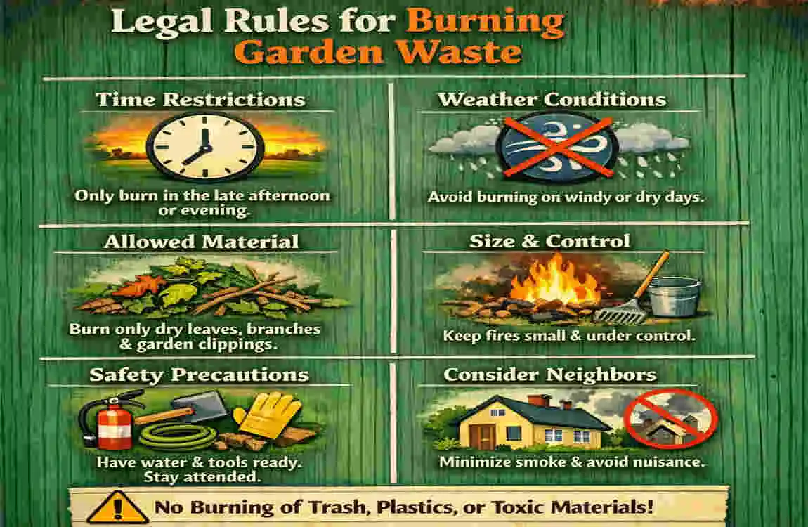 can you burn garden waste in your house garden