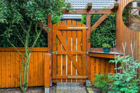 how to build a wooden garden home gate