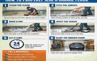 how to seal a home garage floor