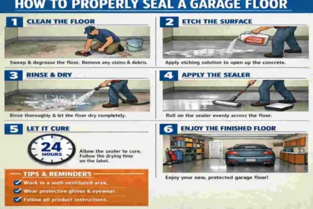 how to seal a home garage floor