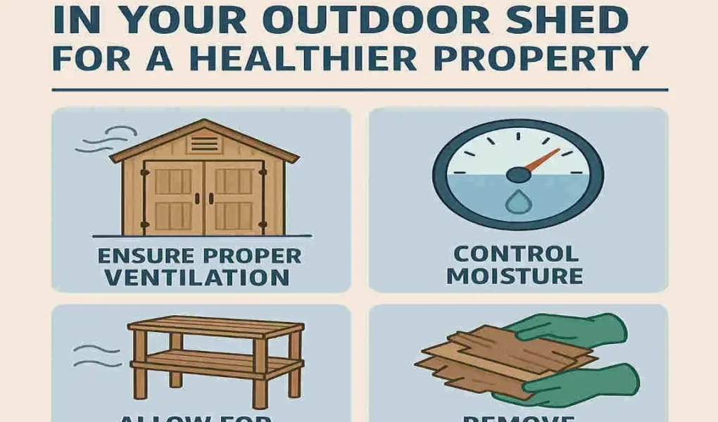 Essential Home Tips: How to Prevent Mold in Your Outdoor Shed for a Healthier Property