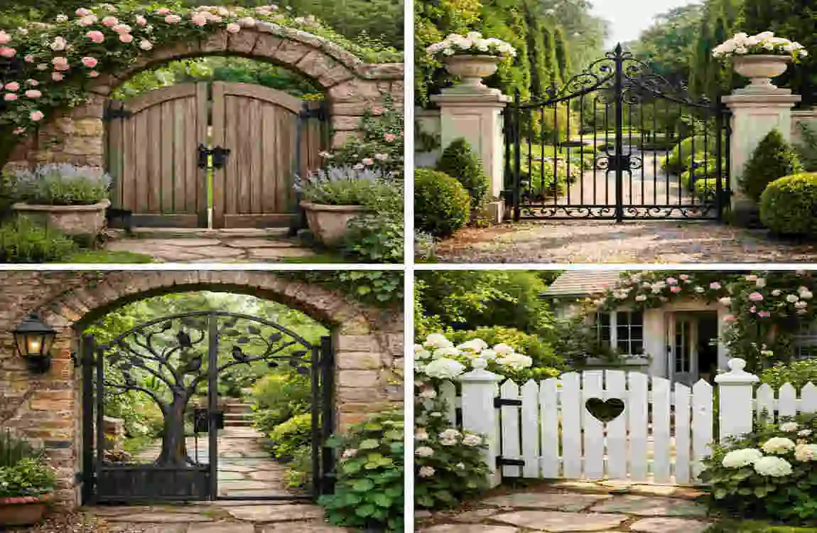 elevate your home with a beautiful garden gate
