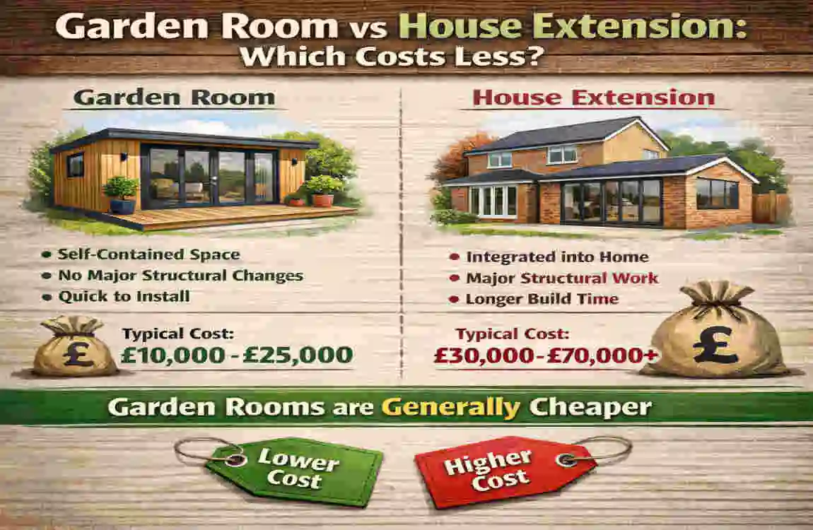 how much does a house garden room extension cost