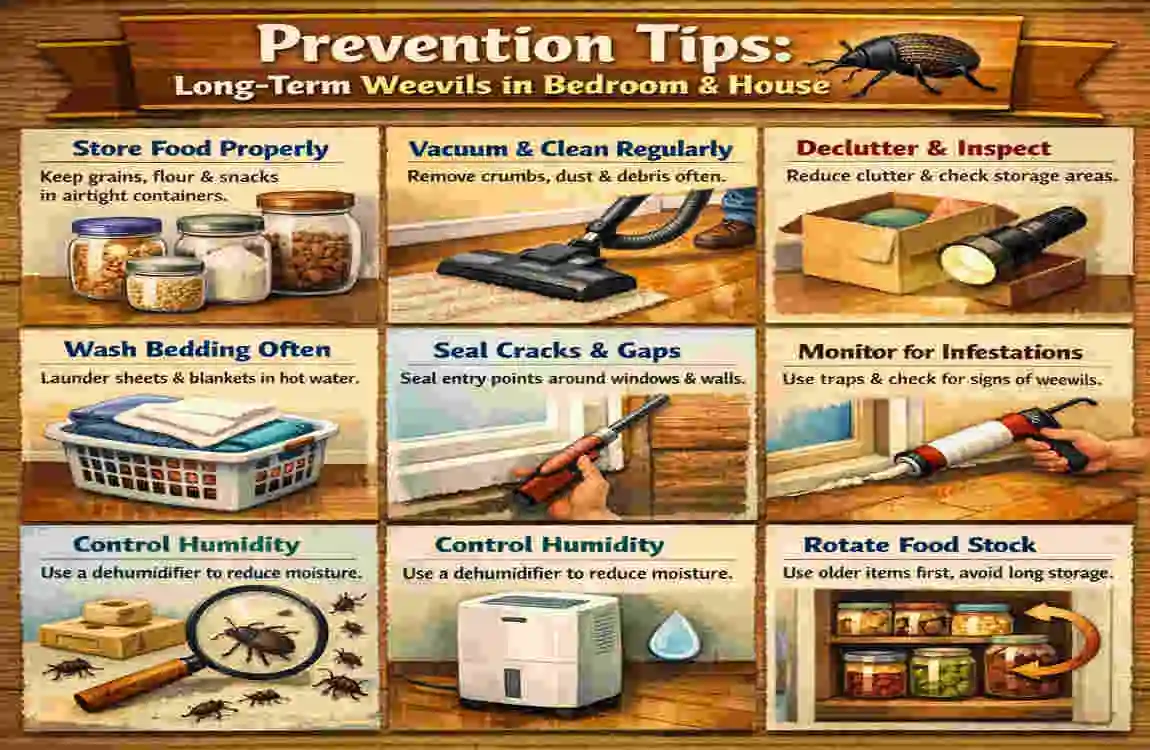 Eliminate Weevils from Your Bedroom: