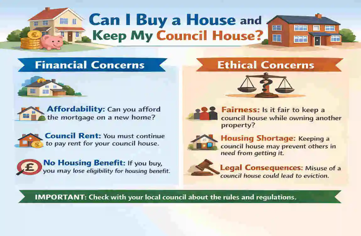 can i buy a house and keep my council house