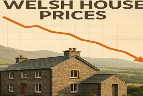 are house prices falling in wales