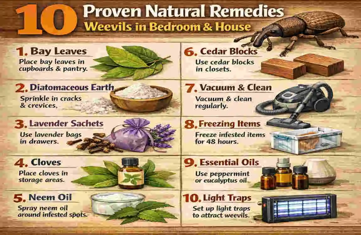 Eliminate Weevils from Your Bedroom: