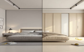 how to split a home bedroom into 2